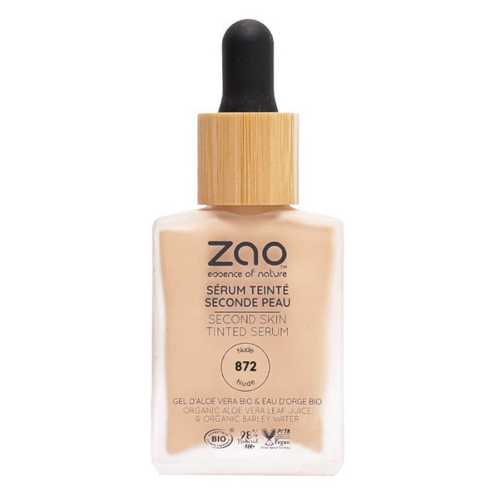 Tinta serum con Color Segunda Piel Zao Makeup