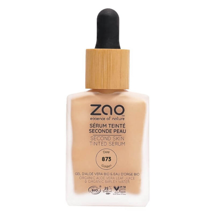 Tinta serum con Color Segunda Piel Zao Makeup