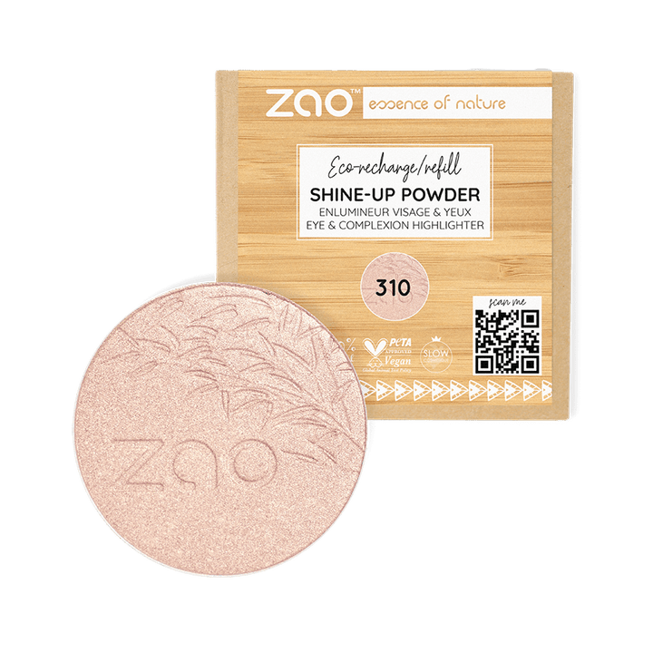 Iluminador compacto Shine Up orgánico Zao Makeup