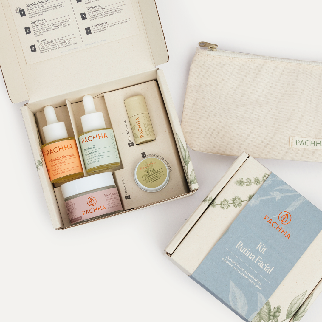Kit rutina facial completa Pachha