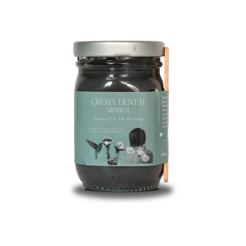 Crema dental Mineral con Carbón Activado Verde Ritual