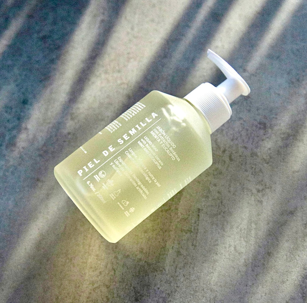 Jabón líquido de Menta y Eucalipto Piel de Semilla