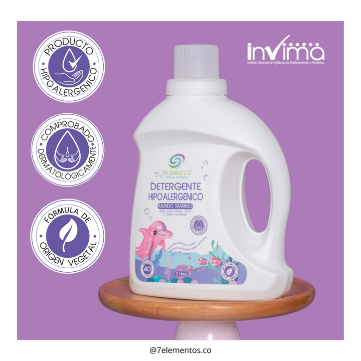 Detergente Hipoalergénico 7 Elementos