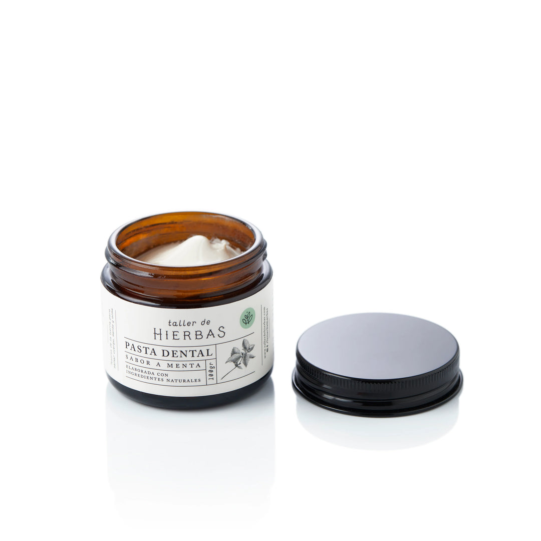 Pasta dental natural sin flúor Taller de Hierbas