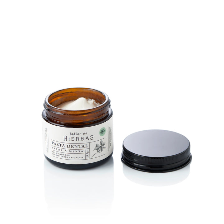 Pasta dental natural sin flúor Taller de Hierbas
