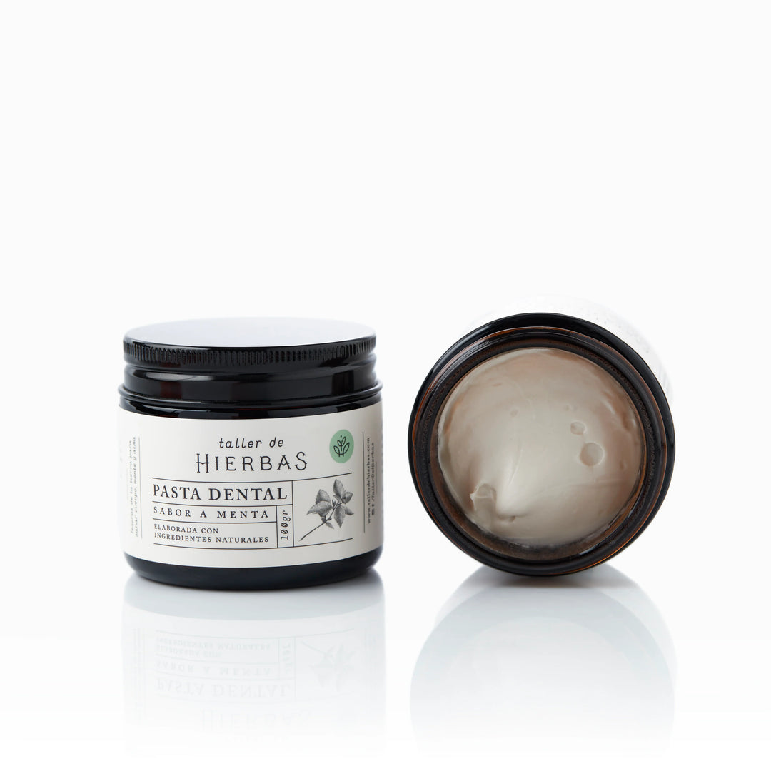Pasta dental natural sin flúor Taller de Hierbas