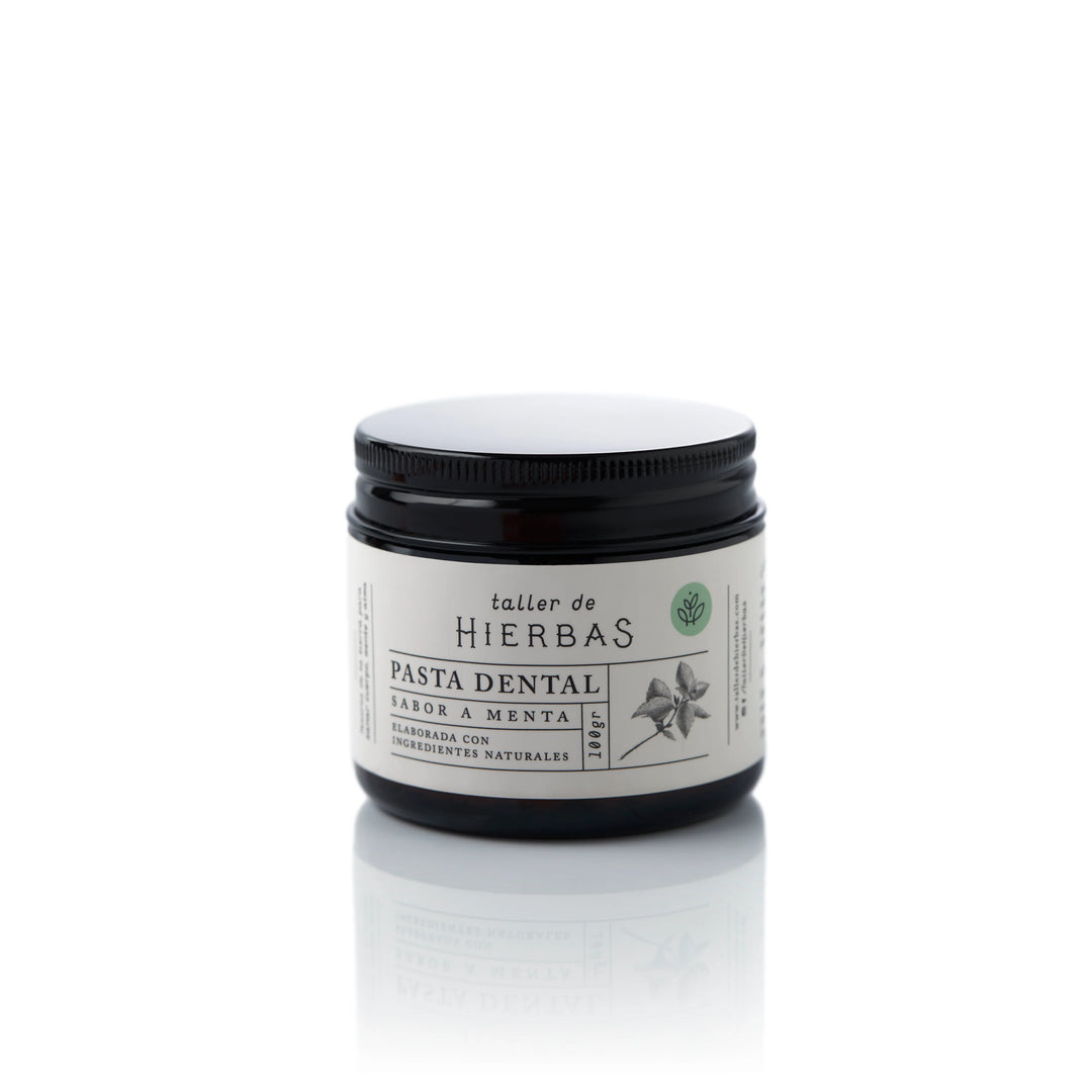 Pasta dental natural sin flúor Taller de Hierbas