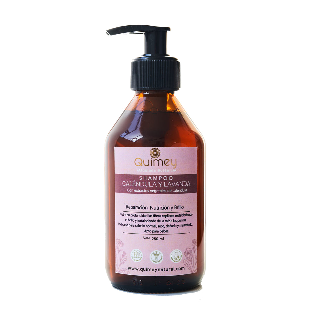 Shampoo Caléndula y Lavanda 250ml  Quimey