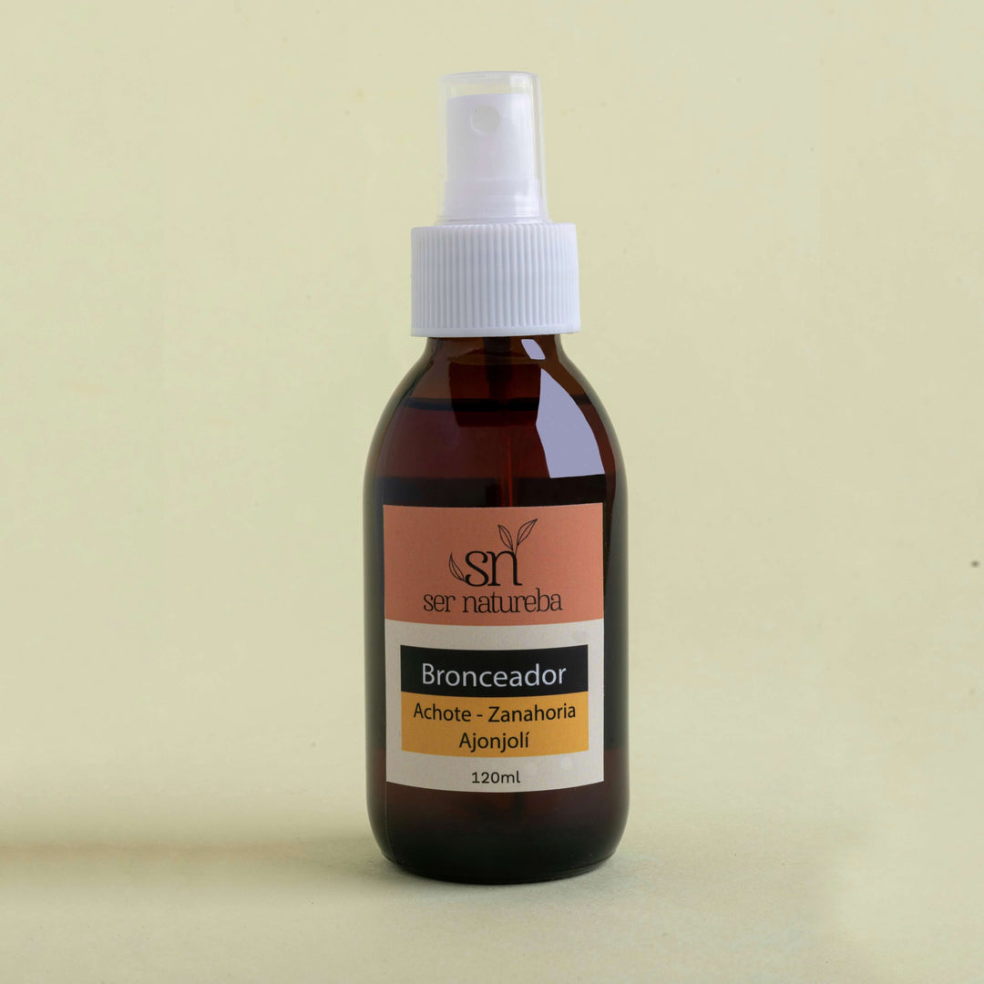 bronceador natural de zanahoria y achote ser natureba