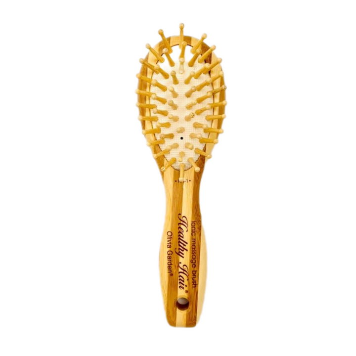 Cepillo para cabello en Bambú Olivia Garden (redondo, grande, mediano y mini)