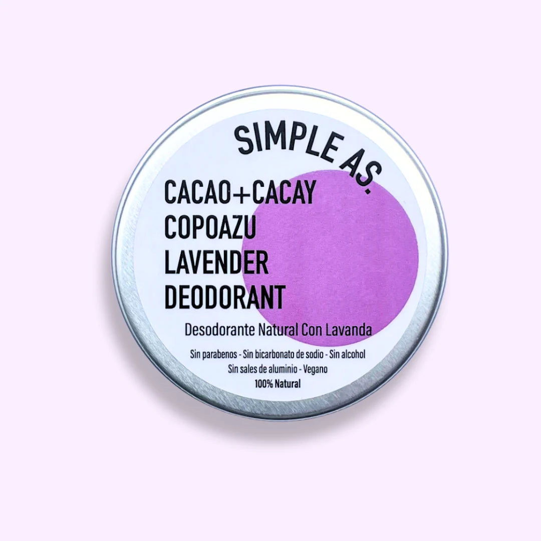 desodorante natural simple as lavanda