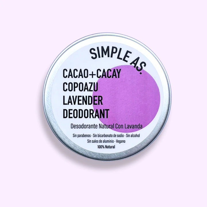 desodorante natural simple as lavanda