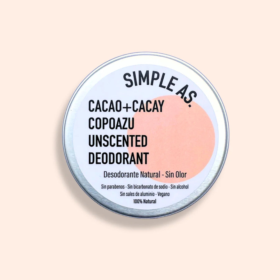 desodorante natural simple as sin aroma