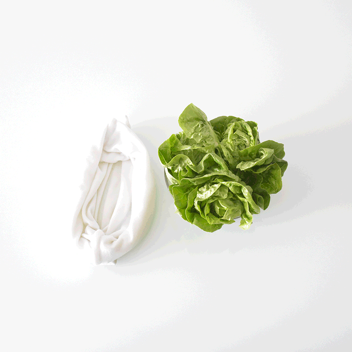 Hierbag: Funda húmeda para vegetales frescos