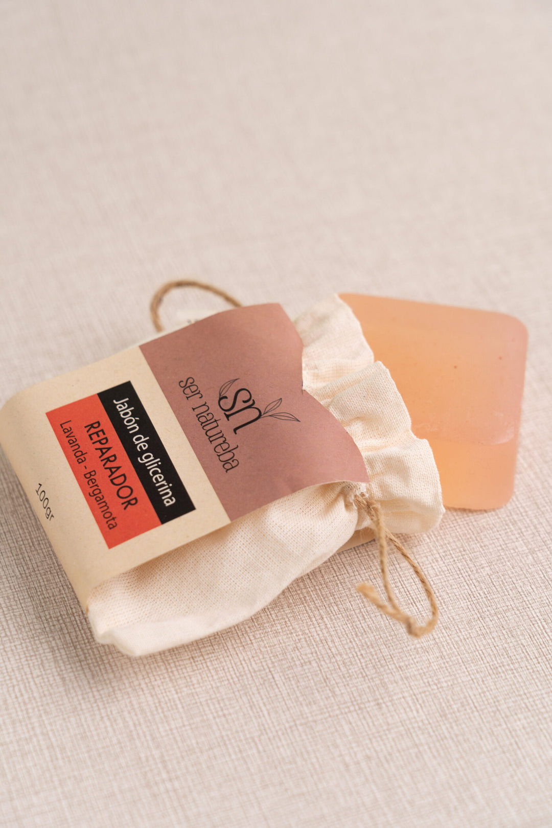 Jabón de glicerina Reparador Ser Natureba