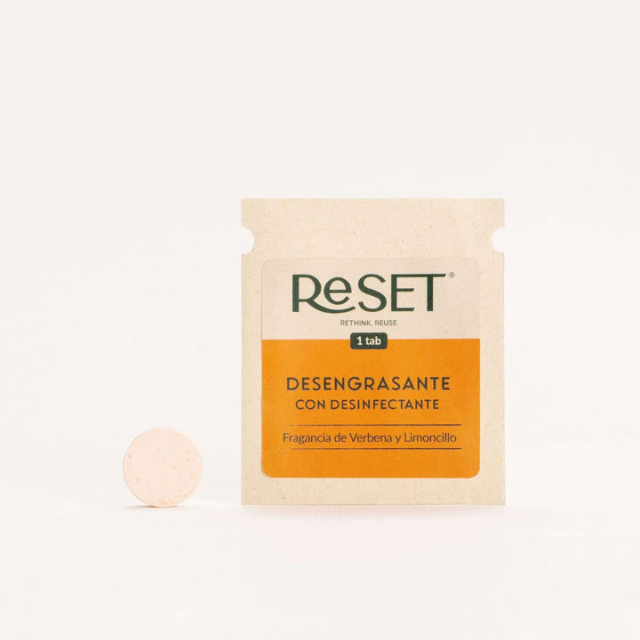 Set Multiusos Desengrasante Reset (botella + 3 tabs)