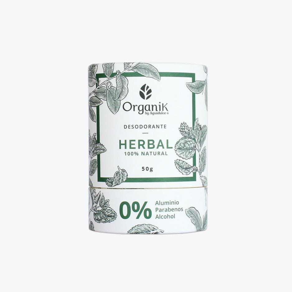 Desodorante natural en barra Herbal Organik by Agua Dulce