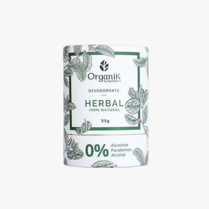 Desodorante natural en barra Herbal Organik by Agua Dulce