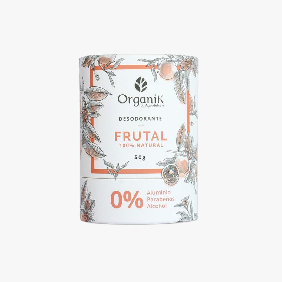 Desodorante natural en barra Frutal Organik by Agua Dulce