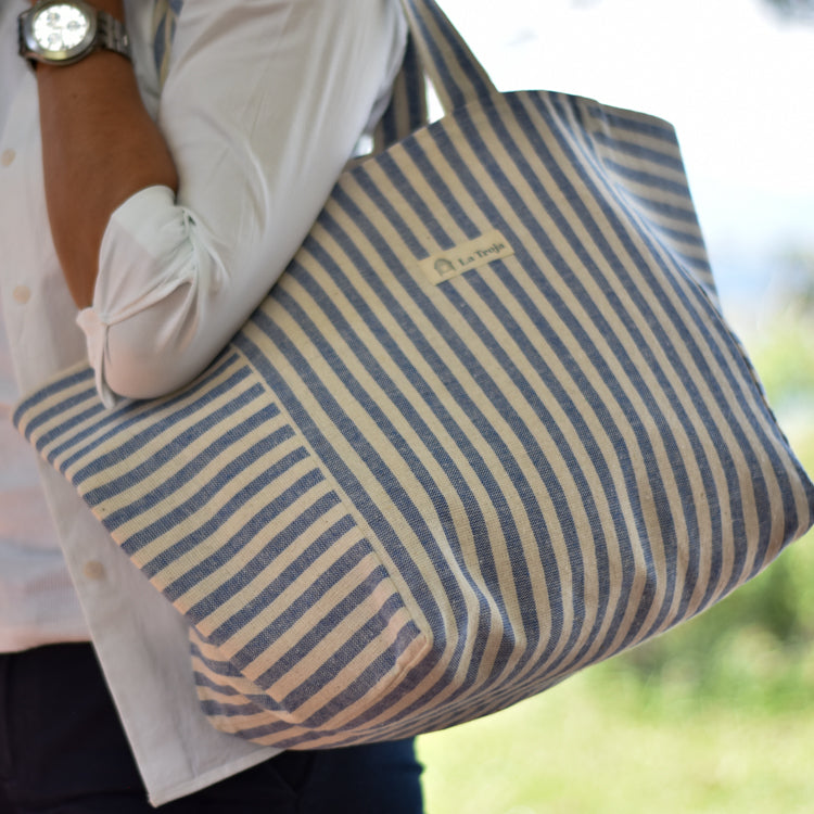 Tote bag Rayas La Troja