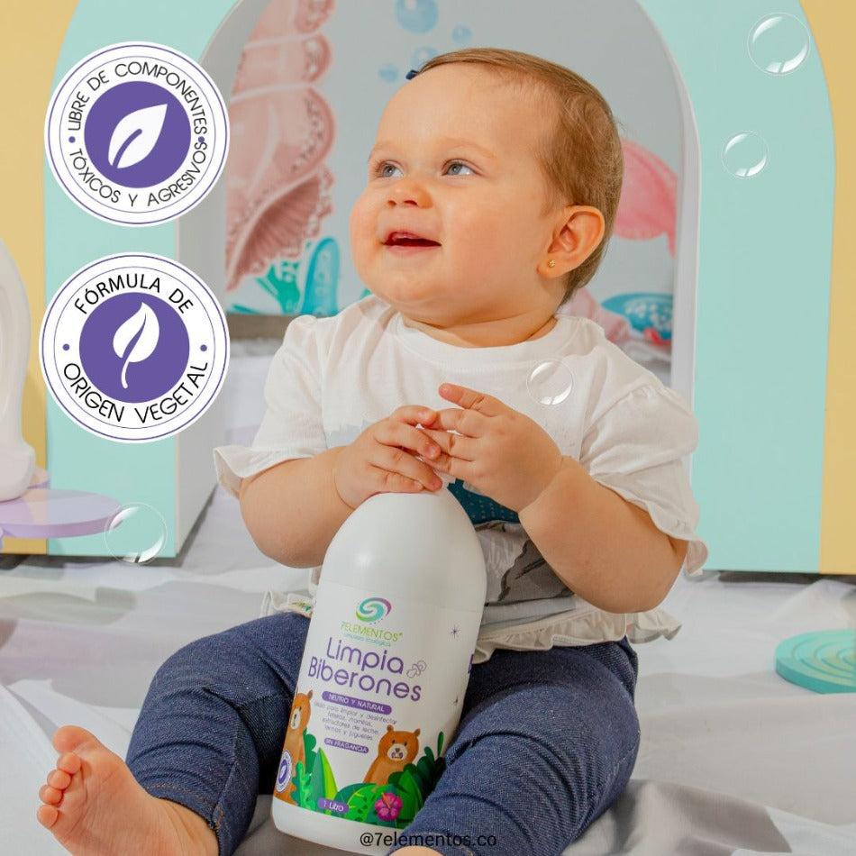 Limpia Biberones 7 Elementos