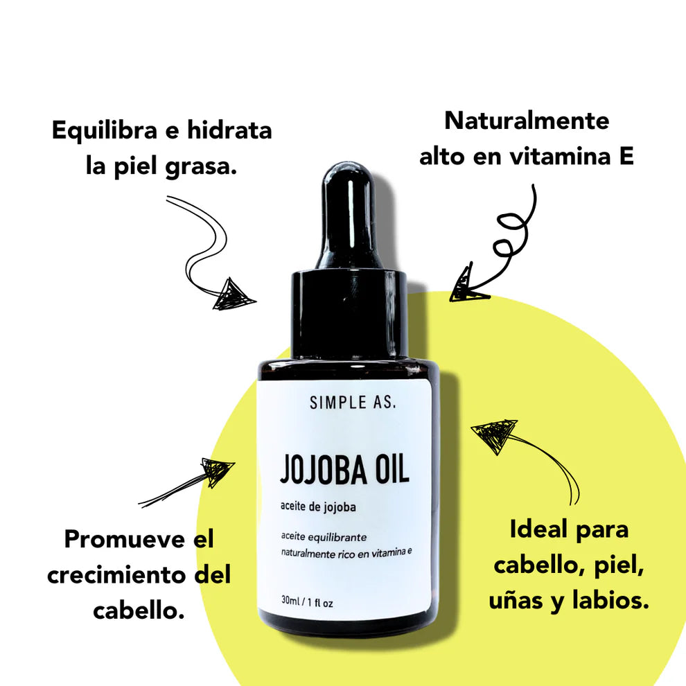 Aceite de Jojoba Orgánico Simple As