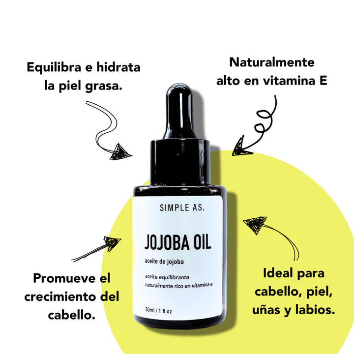 Aceite de Jojoba Orgánico Simple As