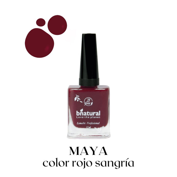 Esmaltes para uñas libres de 21 Químicos BNatural