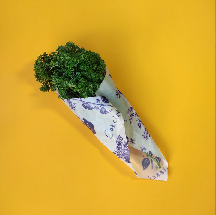 Envolturas para alimentos enceradas (kit S, M, L) Panal Ecowraps