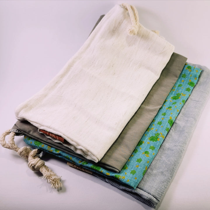 Bolsas en tela para mercar  x 4 unds