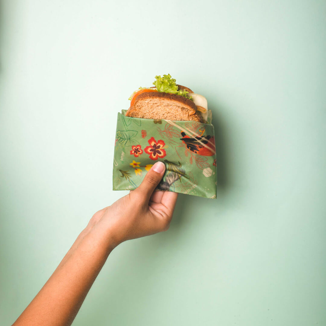 Envolturas para alimentos enceradas (kit S, M, L) Panal Ecowraps