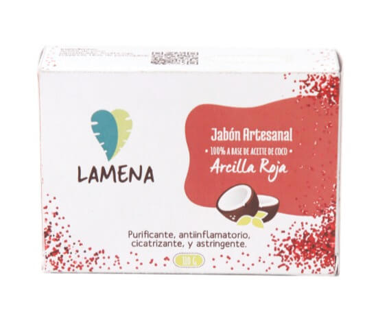 Jabón facial  Arcilla Roja Nara