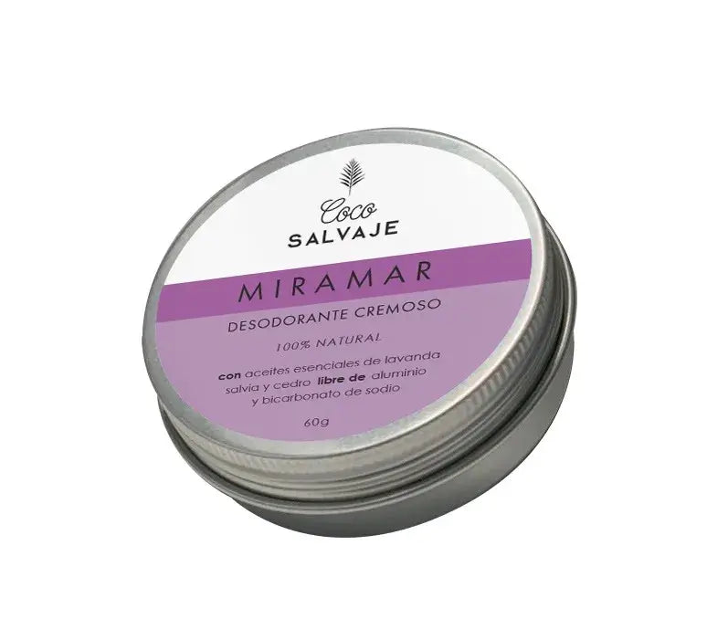 Desodorante natural Miramar Coco salvaje
