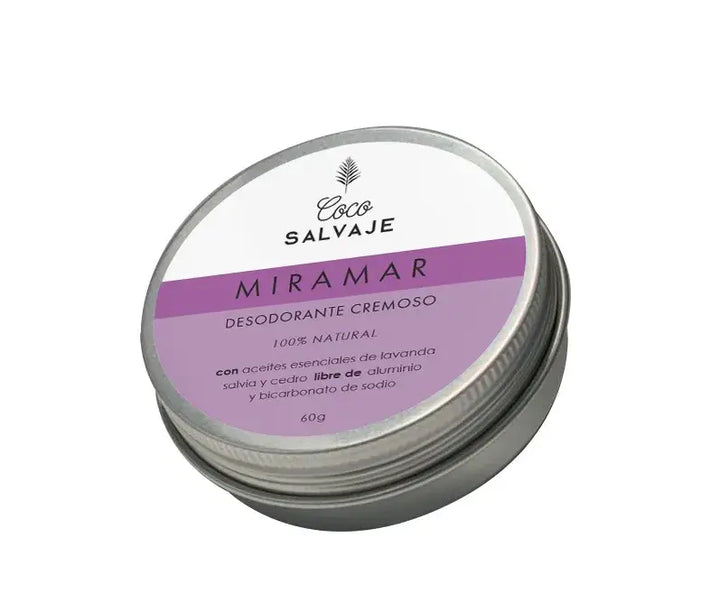 Desodorante natural Miramar Coco salvaje