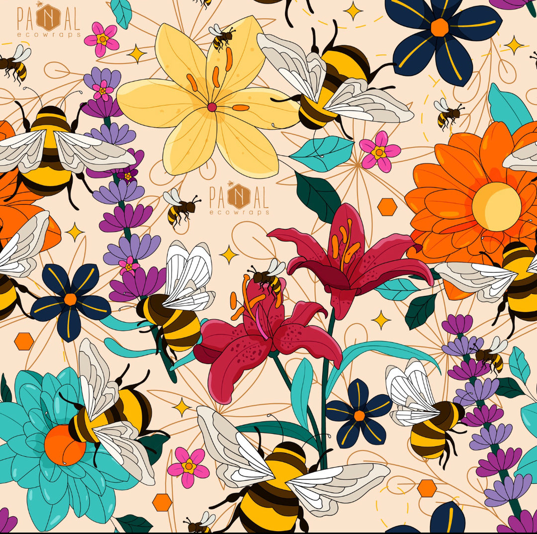 Envolturas para alimentos enceradas (kit S, M, L) Panal Ecowraps