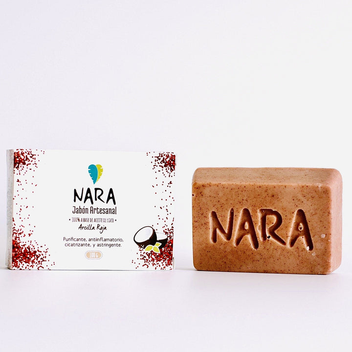 Jabón facial  Arcilla Roja Nara