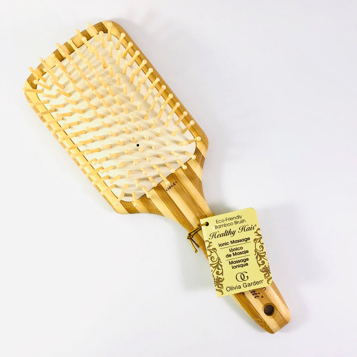 Cepillo para cabello en Bambú Olivia Garden (redondo, grande, mediano y mini)
