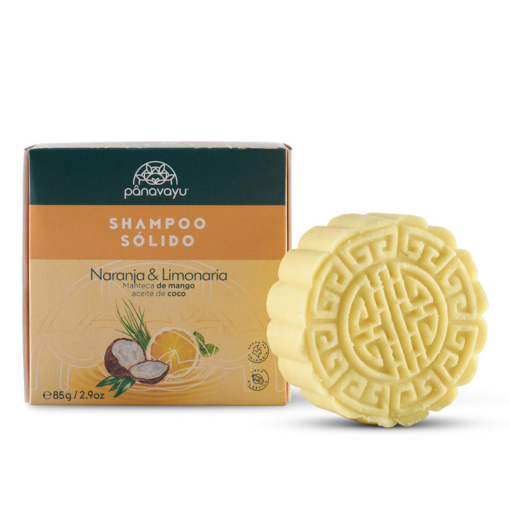 Shampoo en barra Panavayu para cabello seco