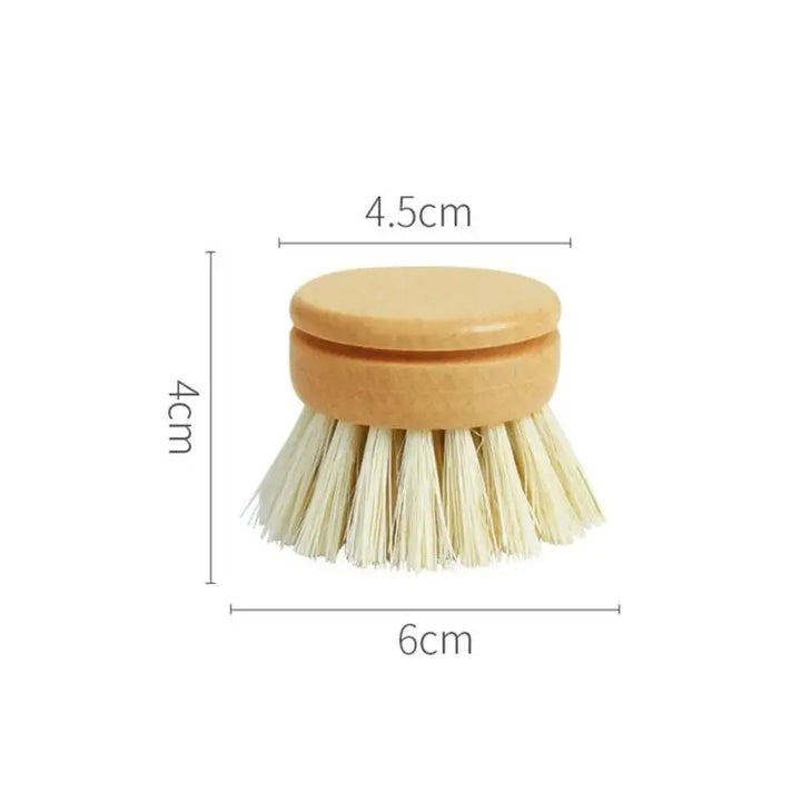 Cepillo lava platos con mango de bambú y cerdas vegetales