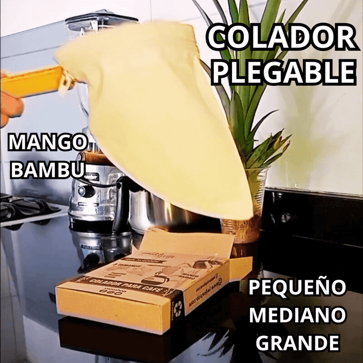 Filtro para café en tela mango en Bambú