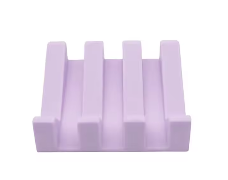 Jabonera en silicona antideslizante