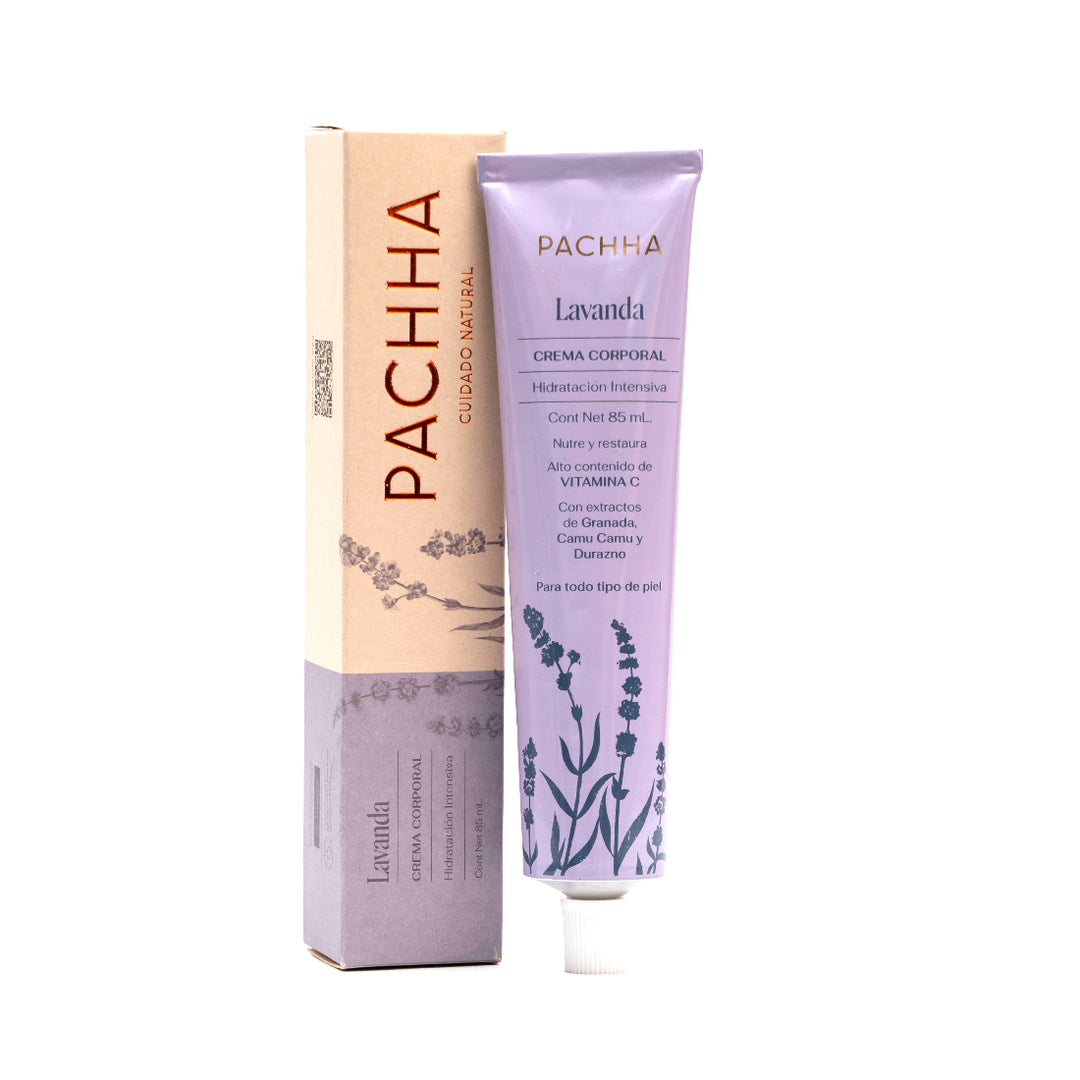 crema humectante de lavanda natural pachha