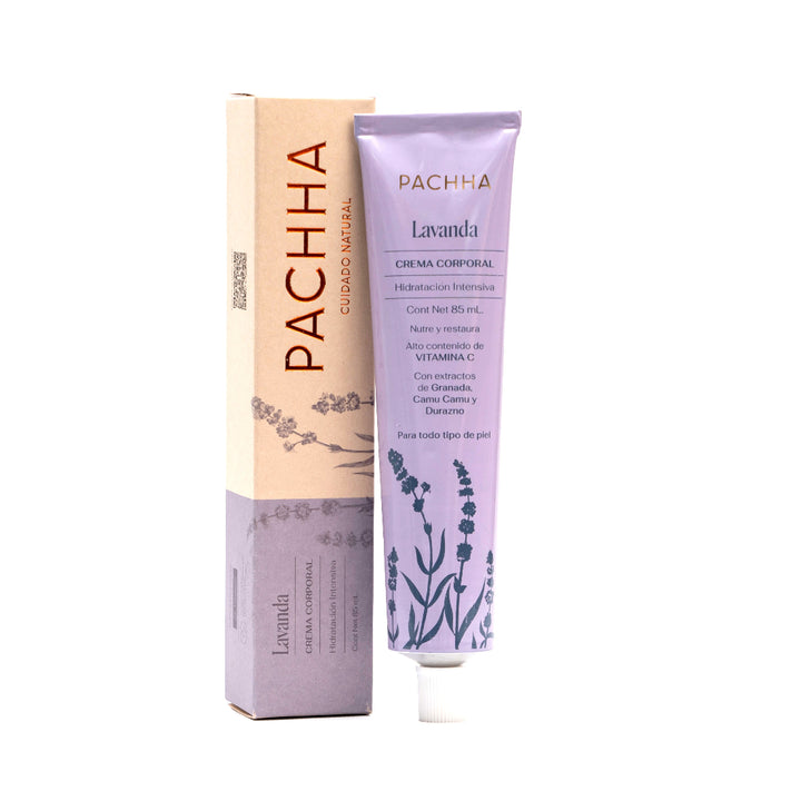 crema humectante de lavanda natural pachha