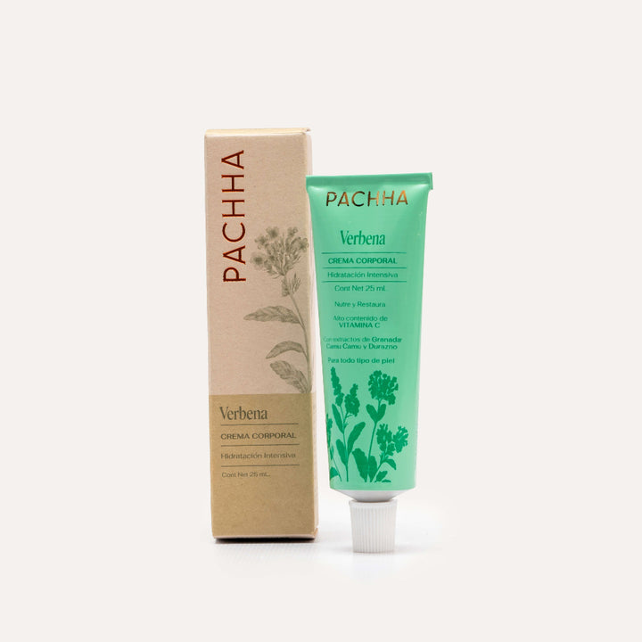 crema humectante corporal natural de verbena pachha