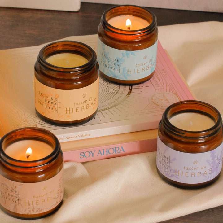 Velas ecológicas de soya Taller de Hierbas 90 gr