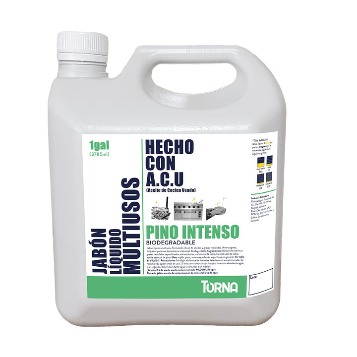 Jabón líquido multiusos TORNA galón 3.78L