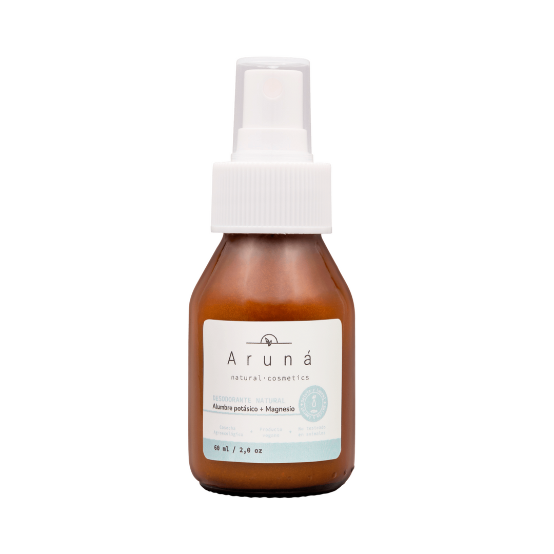 Desodorante natural en spray alumbre, salvia y laurel Aruná