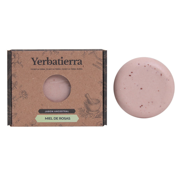 jabón de miel de rosas yerbatierra