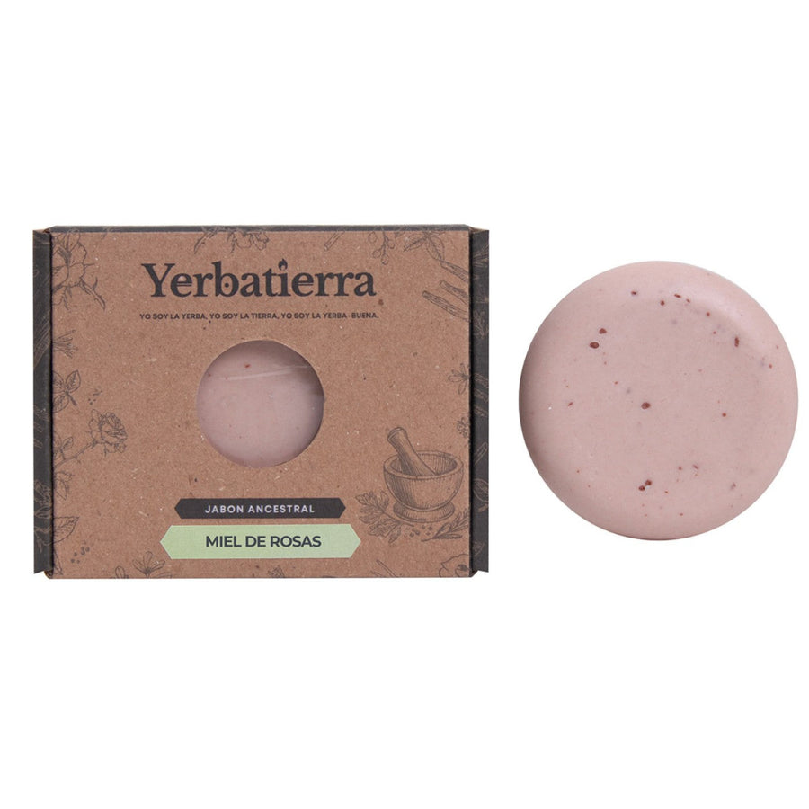 jabón de miel de rosas yerbatierra