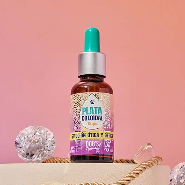 Plata Coloidal Solución Ótica y Óptica para mascotas Natural Care